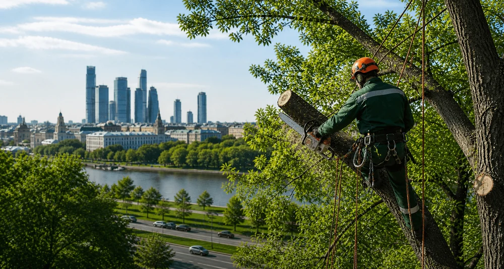 Вырубка, санитарная обрезка, кронирование зеленых насаждений